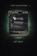 Gët Busy collectible card