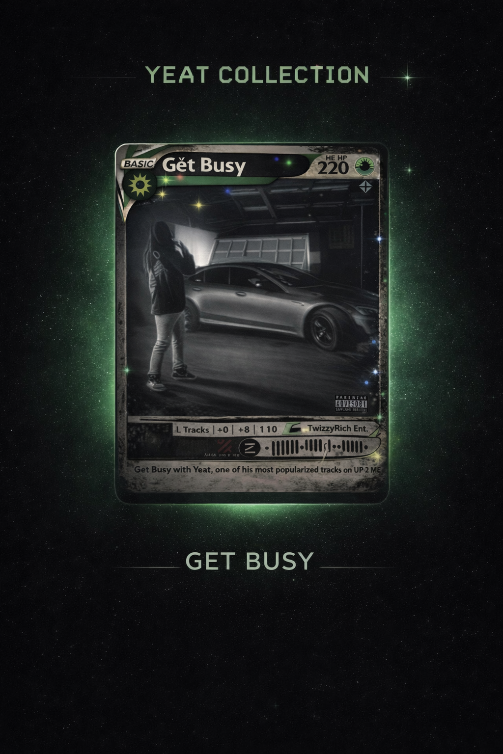 Gët Busy collectible card