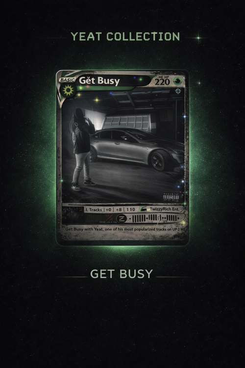 Gët Busy collectible card